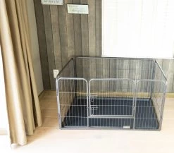 MaxxPet Puppyren - Hondenbench - Puppykennel - Hondenren - 125 X 78 X 80 Cm - Zwart -Dierenwinkel 1200x1052 2