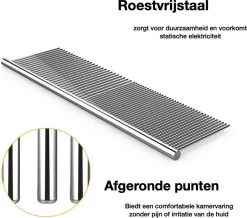 Merkloos Anti-Klit- Kam - Haarverwijderaar Voor Huisdieren - Pijnloos - Roestvrijstaal - Huisdiervriendelijk -Dierenwinkel 1200x1059