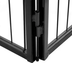 Transformeerbare Hondenren - Dieromheining Van 60 Cm Hoog En 210 Cm Diagonaal - Zwart -Dierenwinkel 1200x1061 6