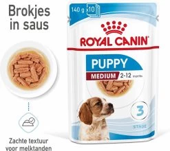 Royal Canin Shn Medium Puppy Pouch - Hondenvoer - 10 X 140 G 38 Royal Canin Shn Medium Puppy Pouch - Hondenvoer - 10 X 140 G -Dierenwinkel 1200x1067 4