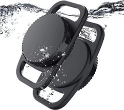 Merkloos Waterdichte Airtag Halsbandhouder (2-pack) Voor Apple AirTag, Plastic En Siliconen Halsbandhoes Anti-verloren Luchttag-hoeshouder Voor Kat Hond GPS-tracker (zwart) -Dierenwinkel 1200x1070 15