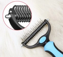 Merkloos 2 Zijdige Ondervacht Hondenkam - Hondenborstel Kortharig/Langharig - Kattenkam - Klittenkam Kat/Hond - Kattenborstel - 10 Cm. -Dierenwinkel 1200x1078 1