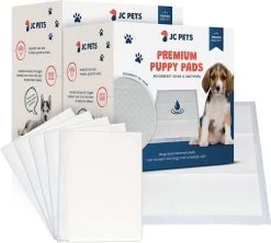 JC Pets Premium Puppy Training Pads - Hondentoilet - Zindelijkheidstraining Hond - 100 Stuks - 60 X 45 Cm