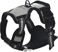 Mister Mill Hondentuigje 2x Klikgesp Maat S Grijs - Anti-Trek Tuig Hondenharnas - Y Tuig Hond Reflecterend -Dierenwinkel 1200x1082 8