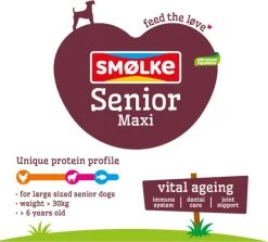 Smolke Senior Maxi - Rijst & Lam - Hondenvoer - 3 Kg 20 Smolke Senior Maxi - Rijst & Lam - Hondenvoer - 3 Kg -Dierenwinkel 1200x1084 1