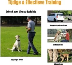 W&Z® Anti Blafband Inclusief Afstandsbediening- 3-60KG - Diervriendelijk - Zonder Schok - Vibratie/Audio/Licht - Anti Blaf Band - Water Bestendig -Dierenwinkel 1200x1092 2