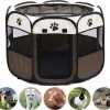 Opvouwbare Puppyren Bruin 90x90x60cm - Puppytent - Dogs&Co -Dierenwinkel 1200x1092 4