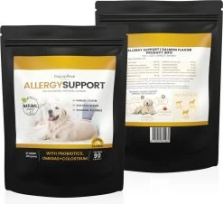 DOG OPTIMAL ALLERGY SUPPORT 90 Stuks - Allergie - Honden - Hondensnacks - Hondenkoekjes - Hondensupplementen - Honden - Puppy - Hondenvoeding - Weerstand - Supplement -Dierenwinkel 1200x1099