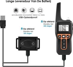 Anti Blafband EN Trainingshalsband In 1 - UNIEK SYSTEEM - 1000m Bereik - 100 Levels - Trainingsband - Antiblafband - Geluid En Vibratie/trilling - Grote En Kleine Honden - Waterdicht - Incl. E-book 14 Anti Blafband EN Trainingshalsband In 1 - UNIEK SYSTEEM - 1000m Bereik - 100 Levels - Trainingsband - Antiblafband - Geluid En Vibratie/trilling - Grote En Kleine Honden - Waterdicht - Incl. E-book -Dierenwinkel 1200x1101 6