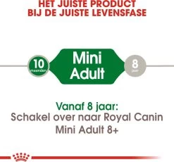 Royal Canin Mini Adult 8 KG -Dierenwinkel 1200x1117
