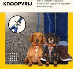 KCMultisupplies Dubbele Hondenriem Voor 2 Honden - Duo Hondenlijn Voor Hond - 120cm - Hondenleiband Riem -Dierenwinkel 1200x1130 7