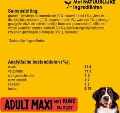 Pedigree Maxi Adult Honden Droogvoer - Rund - 15 Kg -Dierenwinkel 1200x1134