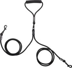 Rebel Petz - Dubbele Verstelbare Hondenriem Voor Twee Honden - Met Draaibare Sluiting En Zacht Handvat - Small En Large - Small (140 Cm Lang, Ø 8 Mm) -Dierenwinkel 1200x1136 17