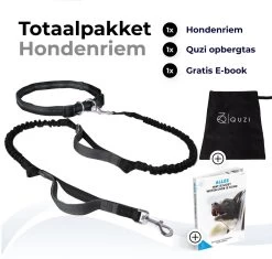 Canicross Looplijn Hond Met Heupriem Voor Hardlopen - Elastische Handsfree Hondenriem - Honden Trainingslijn - 150/210cm - Zwart -Dierenwinkel 1200x1140 22