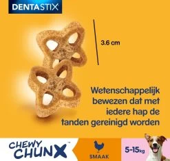 Pedigree Dentastix Chewy Chunx Hondensnacks Mini - Kip - 5 X 68 Gr -Dierenwinkel 1200x1140 9