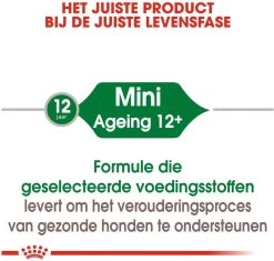 Royal Canin Shn Mini Ageing 12plus Pouch - Hondenvoer - 12x85 G -Dierenwinkel 1200x1143 1