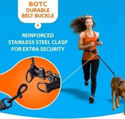 BOTC Hondenriem - Hardloopriem Hond - Looplijn Hond - Tot 170 Cm -- Looplijn Met Heupriem Reflecterend -Dierenwinkel 1200x1144 10