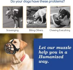 Nobleza Muilkorf Hond - Snuitomtrek 33 - Maat L - Zwart -Dierenwinkel 1200x1147 11