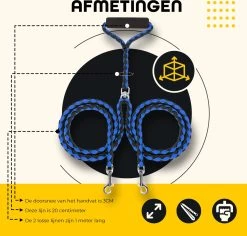 KCMultisupplies Dubbele Hondenriem Voor 2 Honden - Duo Hondenlijn Voor Hond - 120cm - Hondenleiband Riem -Dierenwinkel 1200x1147 12