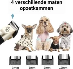 Merkloos Professionele Dierentondeuse - Scheerapparaat Voor Honden En Katten - Trimmer - 4 Opzetstukken - Oplaadbaar - Draadloos - Stil - Verschillende Haar En Vachtlengtes - Haartrimmer - Hondentrimmer - Honden Trimmer - Honden Knippen - Haren Knippen -Dierenwinkel 1200x1148 1
