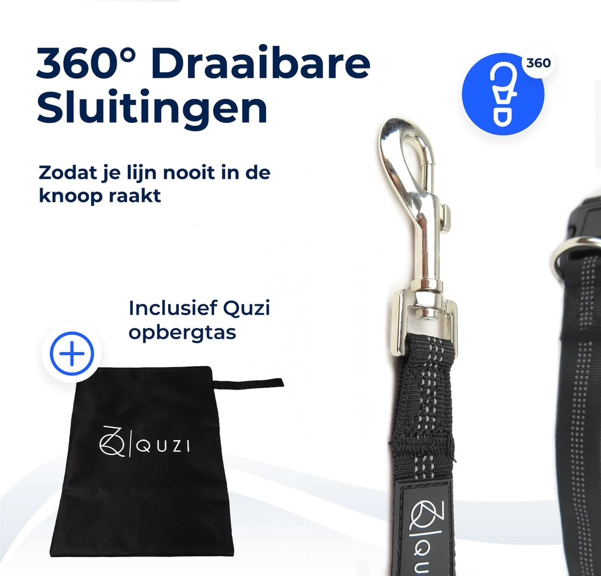 Canicross Looplijn Hond Met Heupriem Voor Hardlopen - Elastische Handsfree Hondenriem - Honden Trainingslijn - 150/200cm - Blauw 10 Canicross Looplijn Hond Met Heupriem Voor Hardlopen - Elastische Handsfree Hondenriem - Honden Trainingslijn - 150/200cm - Blauw - Afbeelding 8