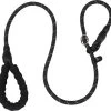 Nixnix - Honden Riem - 1,7cm - Zwart - 1,2cm Dik - Sliplijn - Nylon - Hondenriem - Verstelbaar - Jachtlijn Met Stop - Leiband -Dierenwinkel 1200x1152 5