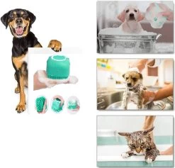 Merkloos Siliconenborstel - Massage Borstel - Silicone Massage Brush - Shampoo Borstel – Lichaamsverzorging - Scrubborstel - Badborstel - Huisdieren - Hond/Kat -Dierenwinkel 1200x1153 4