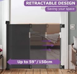 Caedentes - Hondenhek – Inrolbaar – Dierenhek -tot 150cm Uitrolbaar – Zwart -Dierenwinkel 1200x1154 3