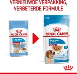 Royal Canin Shn Medium Puppy Pouch - Hondenvoer - 10 X 140 G 32 Royal Canin Shn Medium Puppy Pouch - Hondenvoer - 10 X 140 G -Dierenwinkel 1200x1159 27