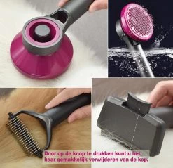 Hondenborstel Set 3 In 1 - Hondenkam - Borstelset - Klittenkam Hond - Ondervacht Kam - Furminator - Slickerborstel - Kattenkam - Verwijderd Klitten En Voorkomt Haaruitval -Dierenwinkel 1200x1159 34