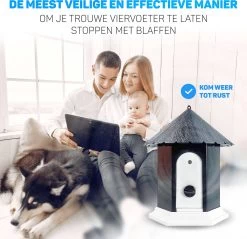 Vulpes Pets® Anti Blaf Apparaat Pro - Anti Blafband Voor Alle Honden - Luxe Hondentrainer - Diervriendelijk & Zonder Schok - Inclusief 9V Batterij - Waterbestendig - Ophangbaar - Instelbare Ultrasone Niveauregeling - 4 Standen -Dierenwinkel 1200x1160 5
