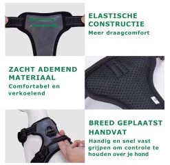 Mister Mill Hondentuigje 2x Klikgesp Maat XL Grijs - Anti-Trek Tuig Hondenharnas - Y Tuig Hond Reflecterend -Dierenwinkel 1200x1160 9