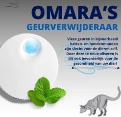 Omara Geurverdrijver – Kattenbak Geurverdrijver – 2023 Model- Oplaadbaar – 100% Krasvrij- Geurverwijderaar- Slimme Sensor -Dierenwinkel 1200x1164 10