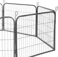 Tectake - 8-hoekige Puppyren - 60 Cm Hoog - Ø Ca. 190 Cm - 402502 -Dierenwinkel 1200x1165 19