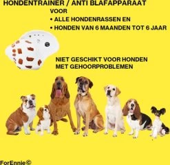 Merkloos Ultrasone Hondentrainer - Anti Blafapparaat | Anti Blaf Apparaat | Anti Blafband | Dierendag | Trainer | Design | Schelp | Retro | Blafband Voor Honden -Dierenwinkel 1200x1167 15