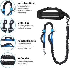 Nobleza Jogging Heupgordel Met Hondenriem 42UOY - Looplijn Met Heupriem Voor Honden -Dierenwinkel 1200x1167 18