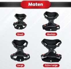 Purrr Fect Hondentuigje - Anti-Trek Tuig - Hondenharnas - Y Tuig Hond - Waterproof - Reflecterend - Verstelbaar - Maat M -Dierenwinkel 1200x1167 24