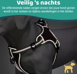 Mmoods Hondentuigje Grijs - Anti-Trek Tuig Voor Puppy's - Hondenharnas Voor Kleine Honden - Reflecterende Halsband Hond - Hondenhalsband Maat S -Dierenwinkel 1200x1167 36