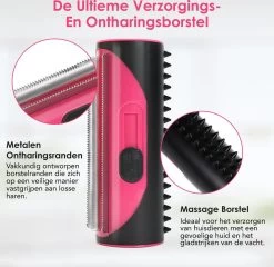 Frenkies HuisdierPlezier Hondenborstel - Borstels - Hondenborstel - Hondenkam - Roze -Dierenwinkel 1200x1167 9