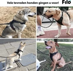 Filo Anti Trek Hondentuig L Met Hondenriem - Y Tuig Hond - Easy Walk Hondenharnas Large + Hondenlijn - Hondentuigje Verstelbaar - Leiband - Honden Tuigje - Riem -Dierenwinkel 1200x1170 14