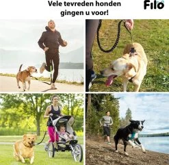 Filo Elastische Hondenriem Groot - Hardlopen En Wandelen - Hardloopriem Hond Handsfree Met Heuptasje - Looplijn Met Heupriem - Canicross Gordel Honden - Riemen - Heupgordel - Leiband -Dierenwinkel 1200x1171 7