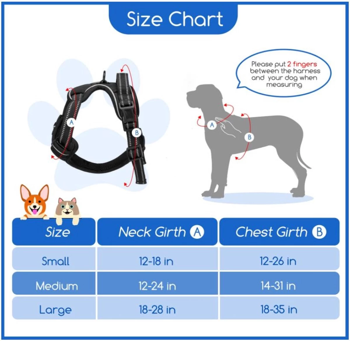 Nobleza 42ZHY - Hondenharnas - Hondentuigje - Anti Trek - L - Zwart 6 Nobleza 42ZHY - Hondenharnas - Hondentuigje - Anti Trek - L - Zwart - Afbeelding 4