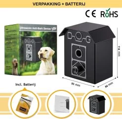 Merkloos Barky® Anti Blaf Apparaat Honden Ultrasoon Hondentrainer Incl Batterij - Anti Blafband Alternatief Veilig & Diervriendelijk - Dog Anti Bark Control -Dierenwinkel 1200x1172 8
