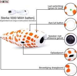 Merkloos LotaHome - Anti Blaf Apparaat - Hondentrainer Voor Binnen En Buiten - Bereik Tot 15 Meter - Diervriendelijk - Zonder Schok - Ultrasone - Voor Alle Honden - Inclusief Clicker -Dierenwinkel 1200x1179 3