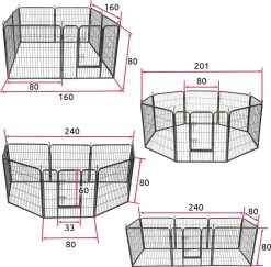 8-hoekige Puppyren Hondenren Puppykennel 80 Cm Hoog Ø 210 Cm 401717 10 8-hoekige Puppyren Hondenren Puppykennel 80 Cm Hoog Ø 210 Cm 401717 -Dierenwinkel 1200x1182 10