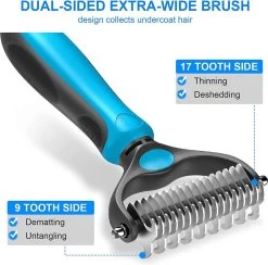 Igoods Professionele 2-Zijdige Ondervacht Kam Voor Hond En Kat - Hondenborstel – Kattenborstel -Dierenwinkel 1200x1183 3