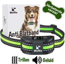 Blaffie® Anti Blafband – Trainingshalsband Voor Kleine En Grote Honden – Oplaadbaar– Anti Blaf Apparaat – Zonder Schok – Diervriendelijk - Blafband Voor Honden