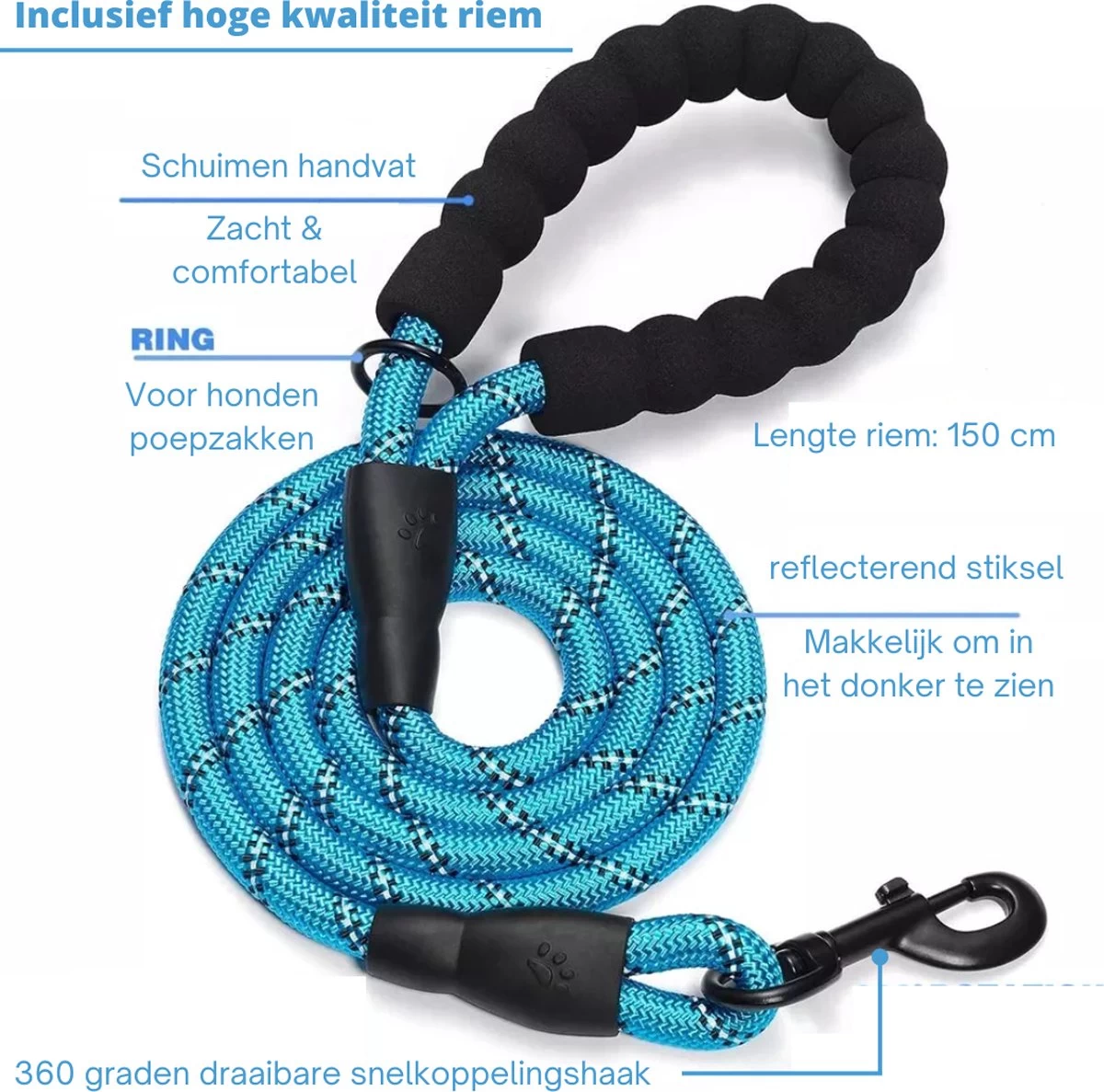 Hondenharnas – Inclusief Hondenriem – Reflecterend – Hondentuig – Hondenriem – Y Tuig Hond - Anti Trek Tuig - Zwart – Maat M 7 Hondenharnas – Inclusief Hondenriem – Reflecterend – Hondentuig – Hondenriem – Y Tuig Hond - Anti Trek Tuig - Zwart – Maat M - Afbeelding 5