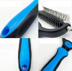 Merkloos 2 Zijdige Ondervacht Hondenkam - Hondenborstel Kortharig/Langharig - Kattenkam - Klittenkam Kat/Hond - Kattenborstel - 10 Cm. -Dierenwinkel 1200x1189 7