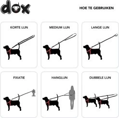 DDOXX Hondenriem Air Mesh, 3-voudig Verstelbaar, 2m | Voor Kleine & Grote Honden | Dubbele Riem Twee Honden Kat Puppy | Tug Leash Large | Lead Leash Small | Walking Leash Puppy Leash | Zwart, XS -Dierenwinkel 1200x1191 10